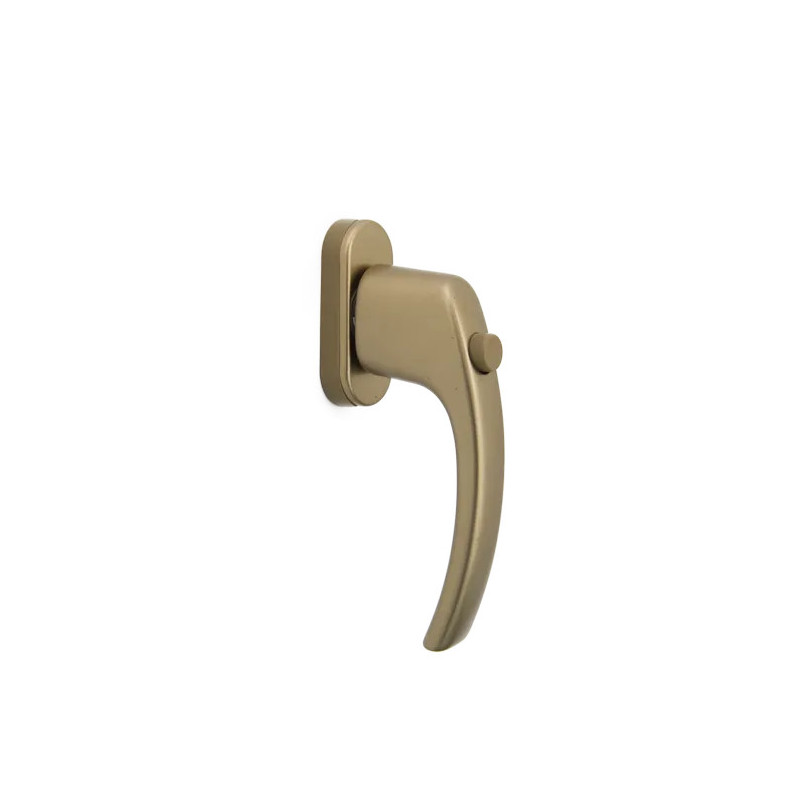 Poignée de fenêtre à bouton poussoir (olive)