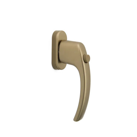 Poignée de fenêtre à bouton poussoir (olive)